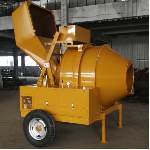 China JZR350A Air Cooled Diesel Concrete Mixer with Hydraulic Tipping Hopper 560L on sale