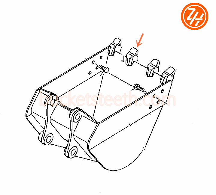 202-70-12140 Bucket Tooth Adapter