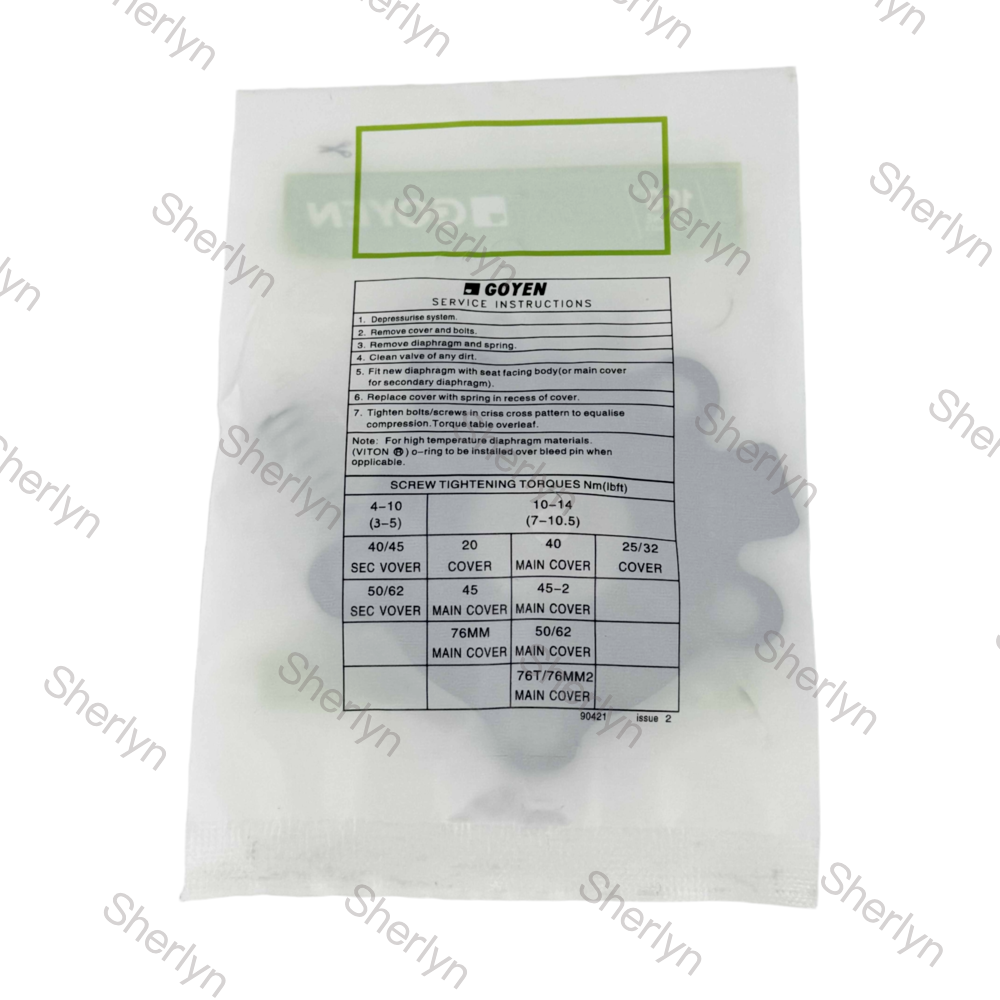 K2000/K2002/K2007 GOYEN CA20T Rubber Diaphragm 3/4 inch Pulse Valve Diaphragm