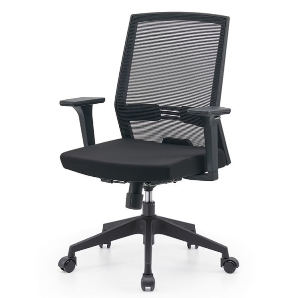 Home Office PC Chair with Reversible Armrests High Back Breathable Mesh and Lumbar Support