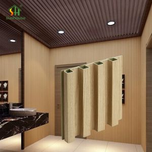 New Design Bamboo WPC Wall Panel Moisture-Proof Fire Retardant Waterproof Eco