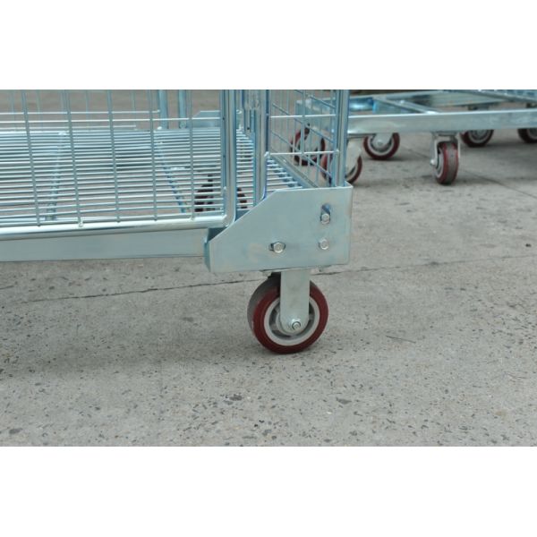 Torin SWK1014 High Quality Galvanized Steel Foldable Wire Mesh Storage Tray Cage Cage Warehouse Wire Container