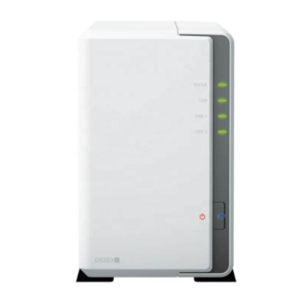 DS223J 2-Bay NAS DiskStation with 1GB DDR4 RAM