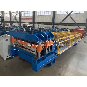 Cheap 12 Rows Partial Arc Glazed Tile Roll Forming Machine for sale