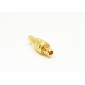 Male Plug Staight Crimp MMCX RF Connector 500 Cycles Durability MMCX-J3