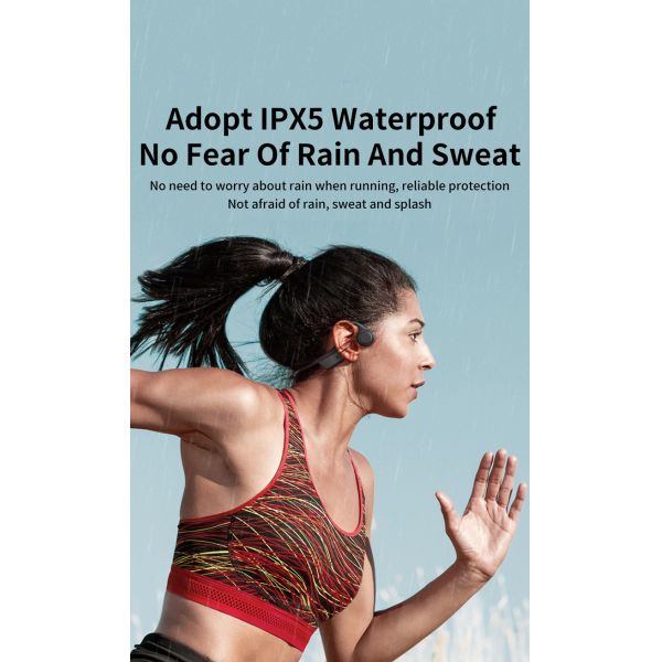 Wireless Earbuds Running Headset Bone Conduction Headphones Bluetooth Headphones With Microphone for Running Cycling Driving