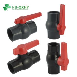 Water Supply PVC Octagonal Ball Valve with Threaded Handle and Pn10 Nominal