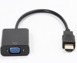 China 1080P HDMI Male to VGA Female Video Converter Adapter Cable for PC DVD HDTV TV on sale