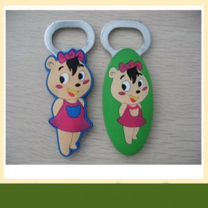 Custom 3D Soft PVC bottle opener Logo bottle opener Cheap Custom bottle opner