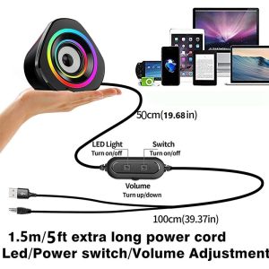 Crystal Clear Portable Bluetooth Speaker with 20Hz-20KHz Range and Powerful 5W