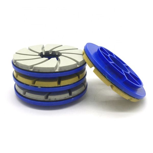 5 Inch 6 Inch Diamond Polishing Pads / 125mm Snail Lock Polishing Pads