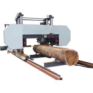 Large Wood Tree Cutting Horizontal Bandsaw Sawmill Machine For Sale