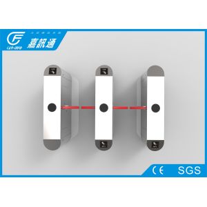 Cheap Apartment Half Height Flap Barrier Turnstile Optical Anti - Reverse Function for sale