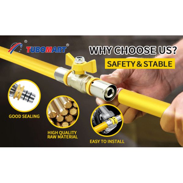 Polyethylene Aluminum Press Pex Gas Pipe Fittings Pressure Connection Fitting