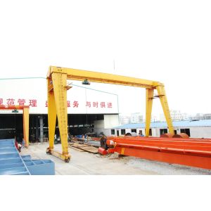 5T 10T 20T A Frame Single Beam Gantry Crane Goods Yard Marble Granite Stone
