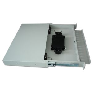 ODF 19'' 1U Sliding 48LC 24SC Fiber Optic Distribution Box
