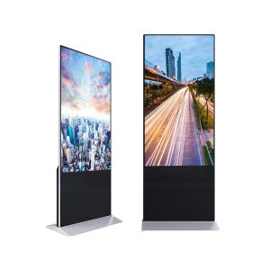 50 Inch Free Standing Digital Signage Touch Screen Subway freestanding kiosk