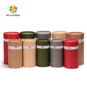 Recycle Printed CBD Bottles Paper Box Packaging Cardboard Paper Tube Laminated