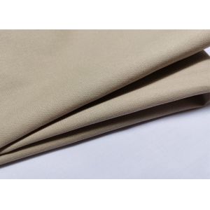 Cotton Yarn Carded Plain Dyed CVC Twill Fabric Washable Workwear Use