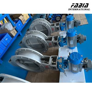 Pneumatic Marine 8 Inch Butterfly Valve BV Ventilation Damper High Temperature