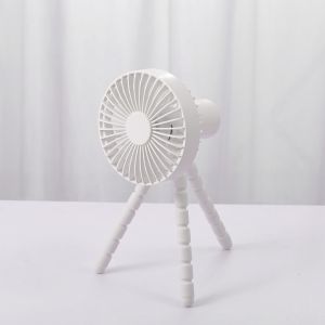 China Cooling Mini Handheld Stroller Fan 3 Speed Type C Flexible Tripod Fan on sale