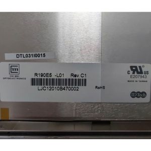 New 19.0 inch 1280*1024 Resolution for Chimei Innolux R190E5-L01 TFT LCD Screen