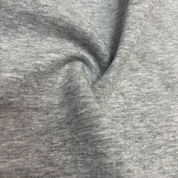 71%Cotton 24%Polyester 5%Spandex Grey Melange CVC Scuba for Sports