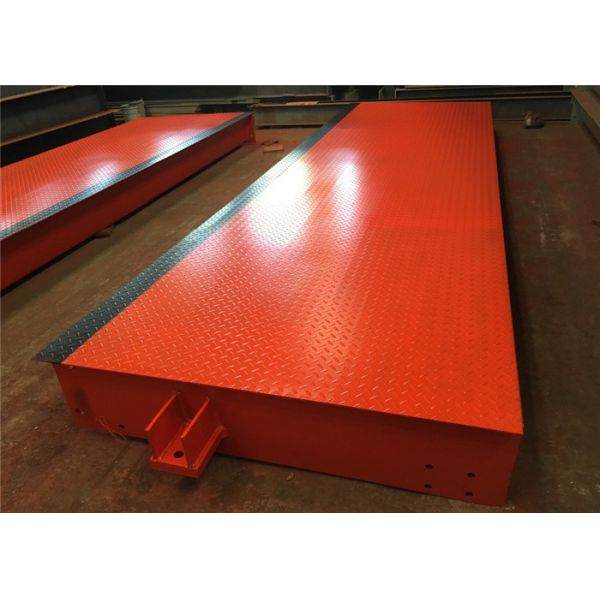20t - 200t Capacity Portable Weighbridge U Shape Beam Structure 10-12mm Plate