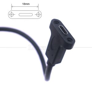 Customization USB3.1 Gen2 Screw Locking Stud USB Type C 3.1 Panel Mount