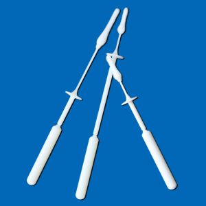 Sterile Nasopharyngeal Flocked Swab 120mm 120mm 91mm For Single Use