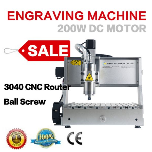 Hot sell AMAN3040 metal cnc router Cheap Desktop 3d cnc carving machine on wood