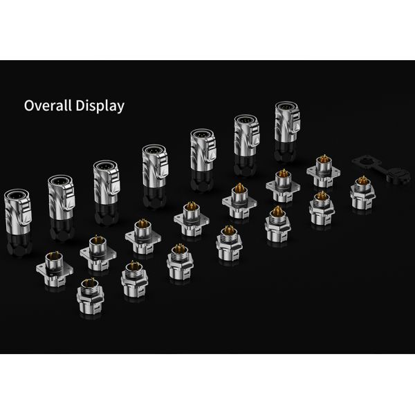 Cnlinko M12 Metal 7 Pin Plug Socket IP68 Waterproof Electrical Connector with Dust Cover