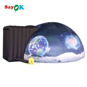 5m Diameter Flame Retardant Inflatable Planetarium Dome with Free 3D Design and
