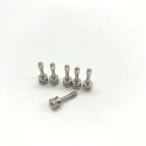 Captive M4X16 Stainless Steel Machine Screws Eleven Character Groove Knurling