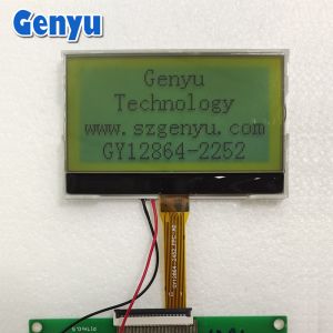2.48 Inch Graphic LCD Display 128x64 Pixels STN Yellow-green with White