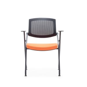 Training room Stackable Meeting Chairs with Writing Tablet