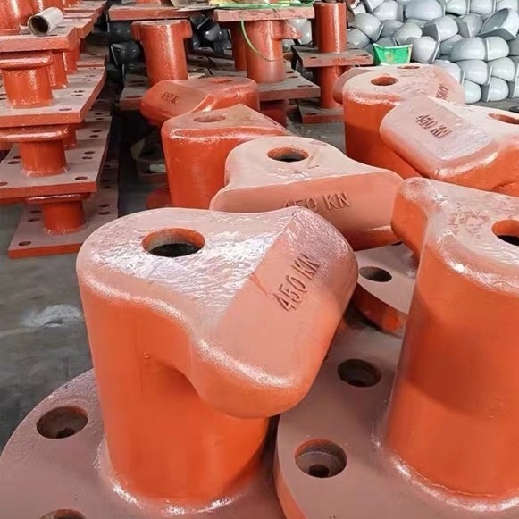 Quality 450KN Tee Type Cast Iron HT200 T Head Bollard Anchor Rods Galvanized Mooring Protection wholesale