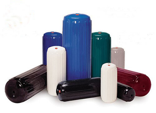 Quality Inflatable PVC Boat Fender Tube Style Marine Fenders Hole Through Middle Ribbed wholesale
