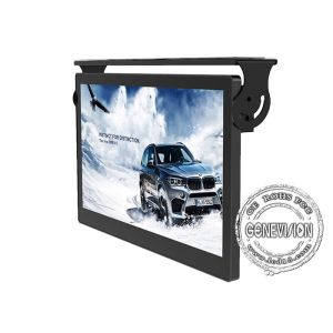 AI Face Recognition Android9.0 Bus Digital Signage With Splitting Screen