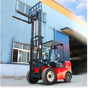 1 Ton New Full Electric Forklift Four Wheels Forklift Stacker With a Big