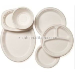 Biodegradable Rice Straw Tableware Making Machine 140kw For Bagasse Pulp Plate