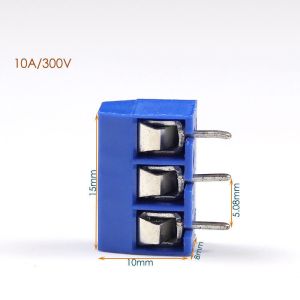 5.0mm Pitch PCB Mounted Screw Clamp Type Terminal Blocks 2P 3P Jointed