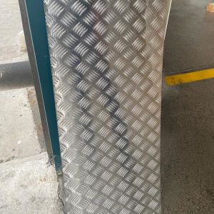 Five bars Aluminum Checker Plate embossed aluminum sheet anti slip skid board