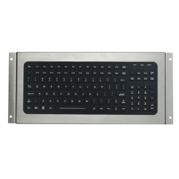 Quality 119 keys IP67 silicone industrial keyboard, USB black desktop keyboard wholesale