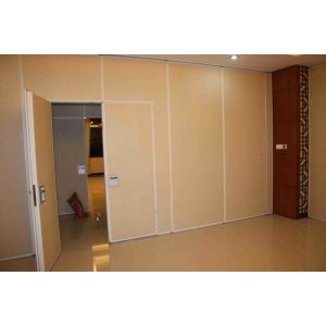 Movable Track Office Partition Wall Fabric Surface Aluminium Folding Door System