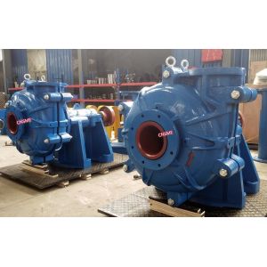Mining Duty 8 Bar High Pressure Slurry Pump 6 Vane Enclosed Impeller RAL 5015
