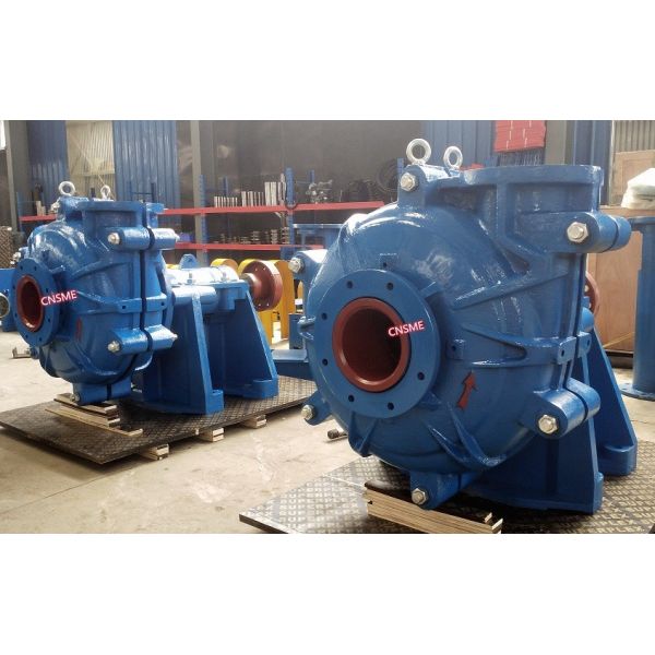 Quality Mining Duty 8 Bar High Pressure Slurry Pump 6 Vane Enclosed Impeller RAL 5015 wholesale
