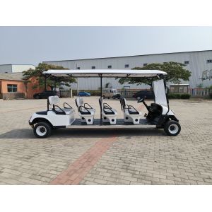 White High End 8 Seater Lithium Battery Off-Road Electric Golf Cart Supports