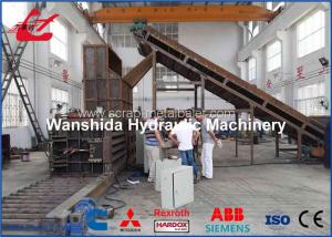 China 37kw Horizontal Plastic Film / Waste Paper Baler With Feeding Manual Tie on sale