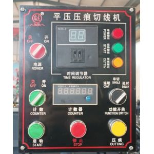 Manual Die Cutting And Creasing Machine With Paper Carton Box Making Machine For